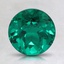 7.5mm Round Lab Created Emerald