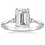 PT Moissanite Aria Diamond Ring (1/10 ct. tw.), smalltop view