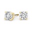 Round Diamond Stud Earrings (4 ct. tw.) in 18K Yellow Gold