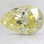3.04 Ct. Fancy Intense Yellow Pear Lab Created Diamond
