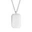 Silver Homme Serpent Tag Necklace, smalladditional view 1