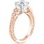 14K Rose Gold Aberdeen Diamond Ring, smallside view