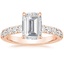 Rose Gold Moissanite Luxe Anthology Diamond Ring (1/2 ct. tw.)