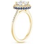 18K Yellow Gold Circa Diamond Ring with Sapphire Accents (1/4 ct. tw.), smallside view