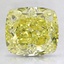 3.11 Ct. Fancy Intense Yellow Cushion Diamond