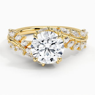 Winding Ivy Diamond Engagement Ring