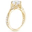 18K Yellow Gold Zinnia Diamond Ring (1/3 ct. tw.), smallside view