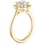 18K Yellow Gold Coralie Diamond Ring, smallside view