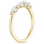 18K Yellow Gold Cove Freshwater Cultured Pearl and Diamond Ring, smallside view