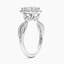 PT Moissanite Luxe Willow Halo Diamond Ring (2/5 ct. tw.), smalltop view