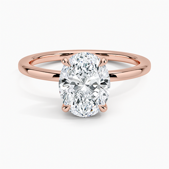 14K Rose Gold Lumiere Diamond Ring