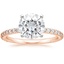 14KR Moissanite Luxe Petite Shared Prong Diamond Ring (1/3 ct. tw.), smalltop view