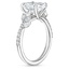 18KW Moissanite Ivy Diamond Ring (1/2 ct. tw.), smalltop view