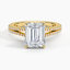 18K Yellow Gold Icon Diamond Ring (1/3 ct. tw.), smalltop view