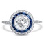 Art Deco Reproduction Diamond Vintage Ring