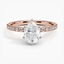 Rose Gold Moissanite Constance Diamond Ring (1/3 ct. tw.)