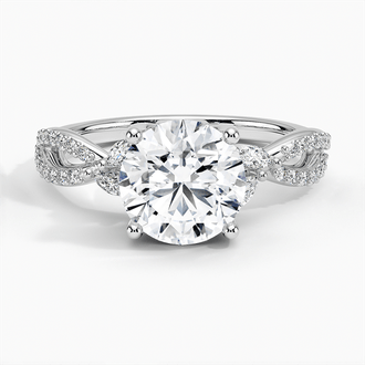 Diamond Vine Engagement Ring
