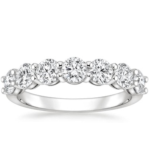 seven stone diamond ring