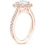 14K Rose Gold Luxe Sunburst Diamond Ring (1/2 ct. tw.), smallside view
