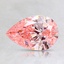 1.50 Ct. Fancy Intense Pink Pear Lab Created Diamond