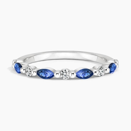 Marquise Sapphire Wedding Ring Versailles Brilliant Earth