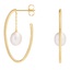 14K Yellow Gold Kai Baroque Freshwater Cultured Pearl Hoop Earrings, smalladditional view 1