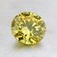 6.59mm Lab Created Yellow Round Diamond
