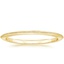 18K Yellow Gold Aimee Milgrain Wedding Ring, smalltop view