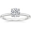 18K White Gold Astoria Diamond Ring, smalltop view