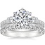 18K White Gold Gramercy Diamond Ring (3/4 ct. tw.) with Sienna Eternity Diamond Ring (7/8 ct. tw.)