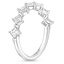 18K White Gold Plaza Diamond Ring (1 1/15 ct. tw.), smallside view