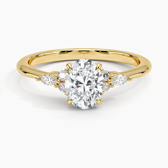 Cluster Accent Diamond Ring