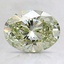 1.00 Ct. Fancy Intense Green Oval Lab Created Diamond