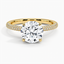 18K Yellow Gold Valencia Diamond Ring (1/3 ct. tw.), smalltop view