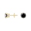 18K Yellow Gold Round Black Diamond Stud Earrings (1 ct. tw.), smalladditional view 1