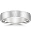 Flat Matte Men's Wedding Ring 