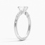 18KW Moissanite Petite Versailles Diamond Ring (1/6 ct. tw.), smalltop view