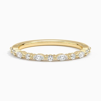 Delicate Versailles Diamond Ring (1/4 ct. tw.) in 18K Yellow Gold