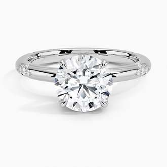 18K White Gold Alula Diamond Ring