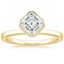 18K Yellow Gold Cielo Ring, smalltop view