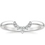 Lunette Diamond Ring in Platinum