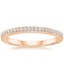 18K Rose Gold Tacori Dantela Diamond Ring (1/8 ct. tw.), smalltop view