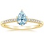 18KY Aquamarine Petite Viviana Diamond Ring (1/6 ct. tw.), smalltop view