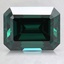 9x7mm Green Emerald Moissanite