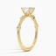 18K Yellow Gold Aimee Diamond Ring, smallside view