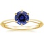 Yellow Gold Sapphire Channing Ring