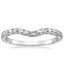 18K White Gold Hudson Contoured Ring, smalltop view