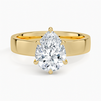 Textural Solitaire Ring
