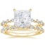 18KY Moissanite Versailles Diamond Bridal Set (3/4 ct. tw.), smalltop view