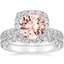18KW Morganite Estelle Diamond Bridal Set (1 1/3 ct. tw.), smalltop view